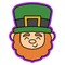 St. Patrick's Day Leprechaun Boy Cookie Cutter and Stamp with Size Option